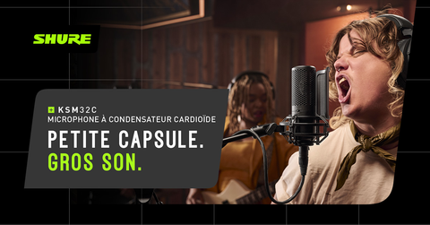 Shure KSM32C-SM: il micro a condensatore neutro per eccellenza