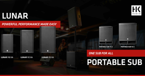 HK Audio LUNAR e PORTABLE SUB: sistema PA plug-and-play