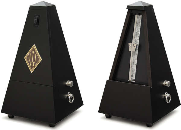 Wittner METRONOME PYRAMIDAL BLACK MATT BLACK 816M