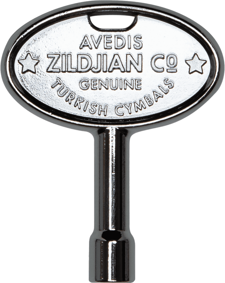 ZKEY CHROME DRUM KEY W/ ZILDJIAN TRADEMARK