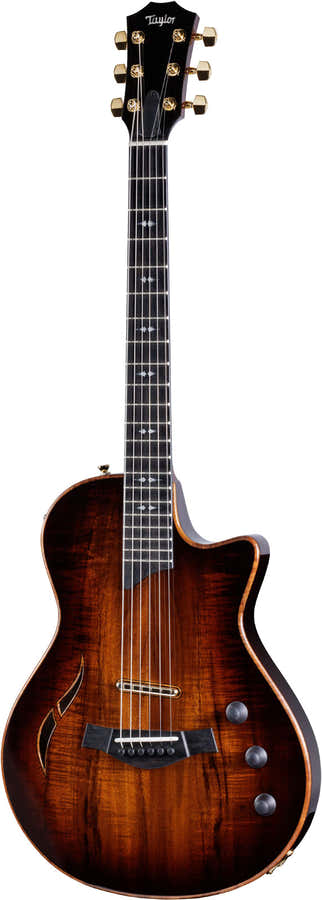 T5z Custom Tavola in koa hawaiano, sfumato ombreggiato sui bordi