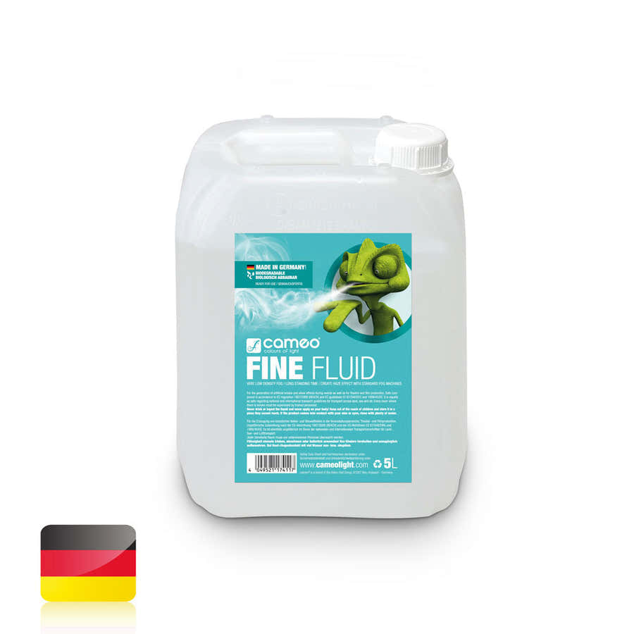 FINE FLUID 5L - LIQUIDO PER MACCHINE DA NEBBIA CON DENSIT MOLTO FINE E LUNGA DURATA - 5 L