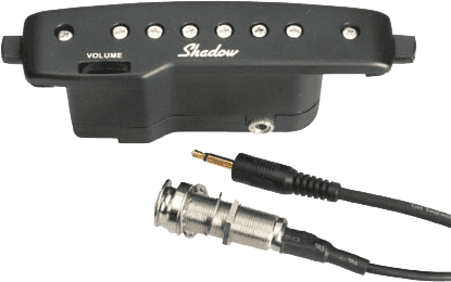 SH145 GOLD ACTIVE SOUNDHOLE HUMBUCKER WITH VOLUME CONTROL