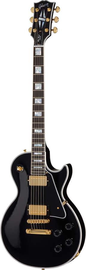 Les Paul Custom Scala lunga Ebano Moderno