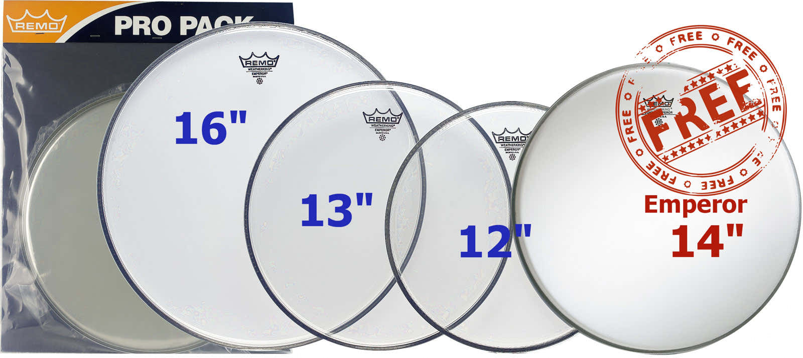 Propack Emperor Trasparente 12/13/16 + Emperor 14 Rivestita
