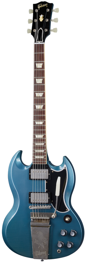 Sg Standard 1964 Riedizione con Maestro Ultra Light Aged Pelham Blue Cs Mlc