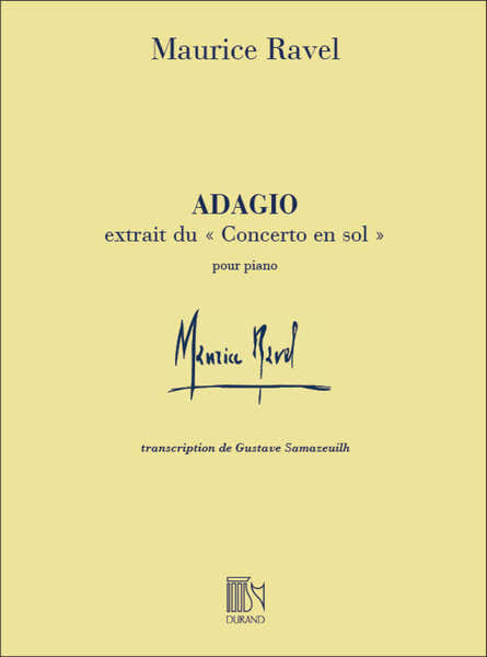 Ravel M. - Adagio - Piano