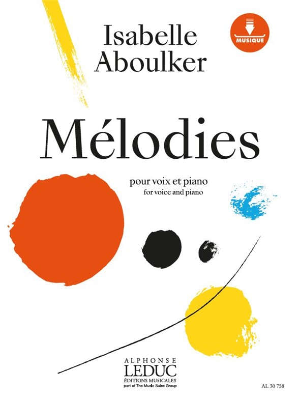 Aboulker Isabelle - Melodie - Voce e pianoforte