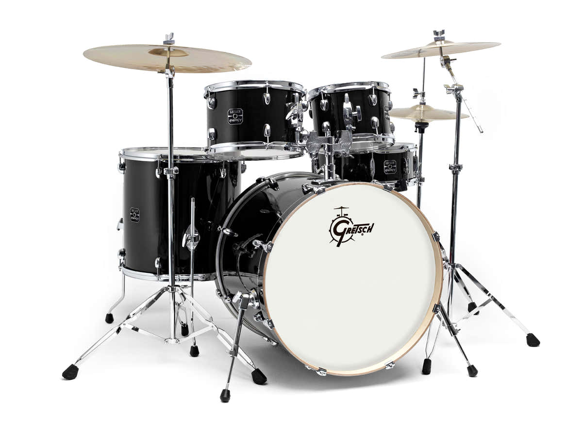 GE2-E825TK-BK - NEW ENERGY STAGE 22" BLACK + PIATTI PAISTE 101