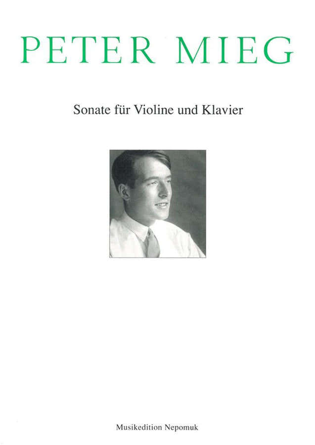Mieg Peter - Sonata per violino e pianoforte - Violino Pianoforte