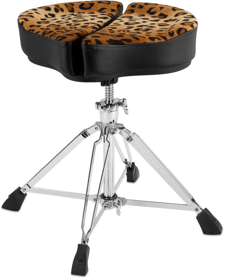 SPG-LEP Sgabello Per Batteria Spinal-G Leopardo - Base A 4 Gambe