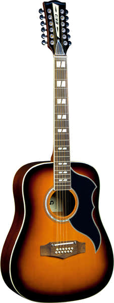 Eko Ranger Xii EQ Reissue Vintage Dreadnought Honey Burst