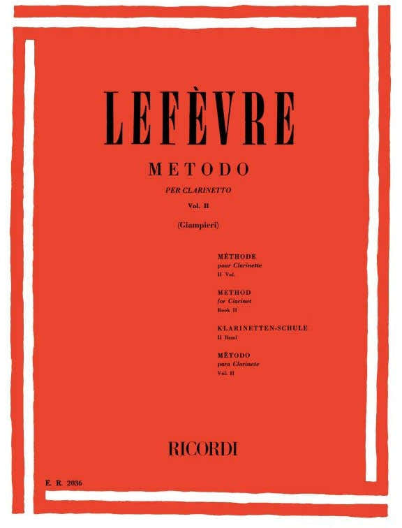 Metodo per clarinetto - Vol. II