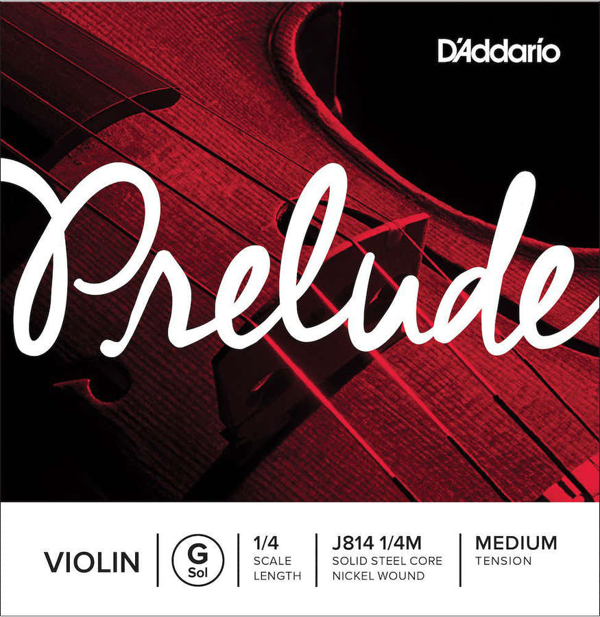 SINGLE STRING (G) FOR VIOLIN PRELUDE NECK 1/4 TENSION MEDIUM