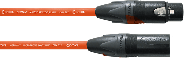 Cavo microfonico XLR 5 M Arancione