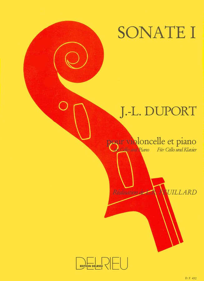 Duport Jean-Louis - Sonate N°1 - Violoncello Pianoforte