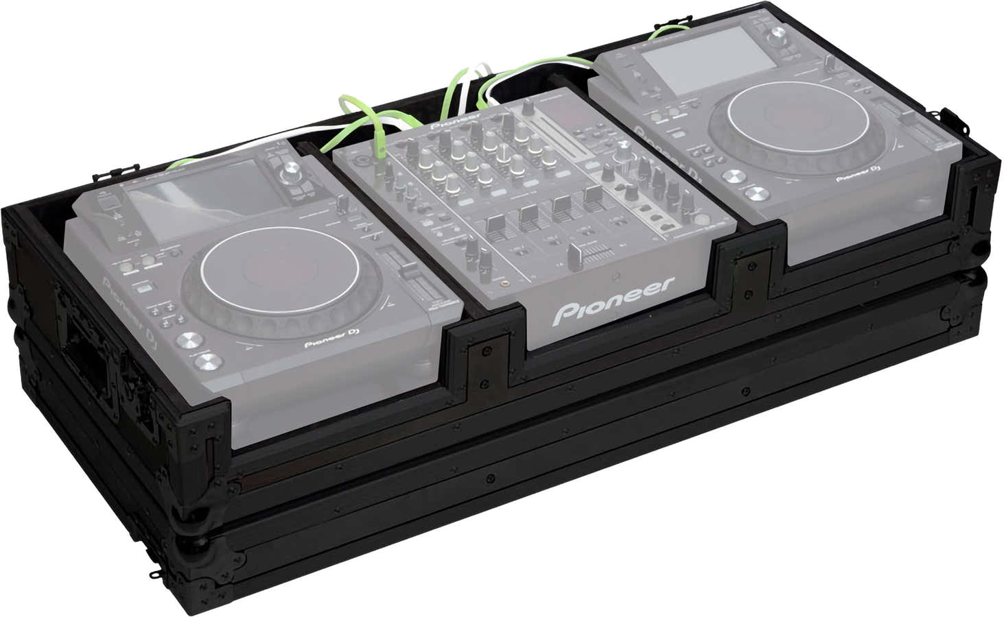 Flight Console DJ CDJ-2000NXS2 / DJM-750 Nero