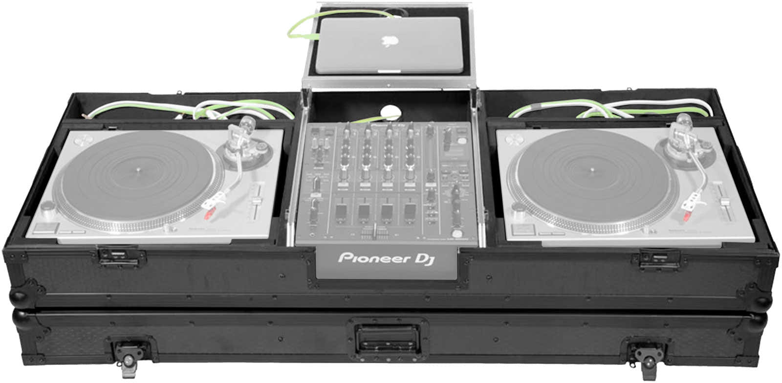 Flight Console DJ Mixer 12'' / SL-1210 Technics W LTS Nero