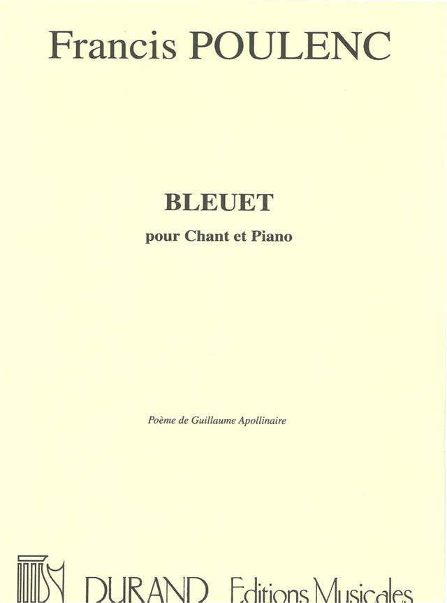 POULENC F. - Fiordaliso - Voce e pianoforte