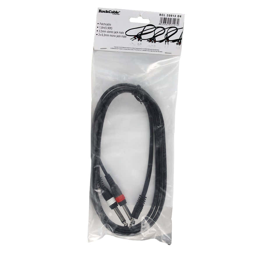 Jack stereo maschio 2 X jack mono maschio