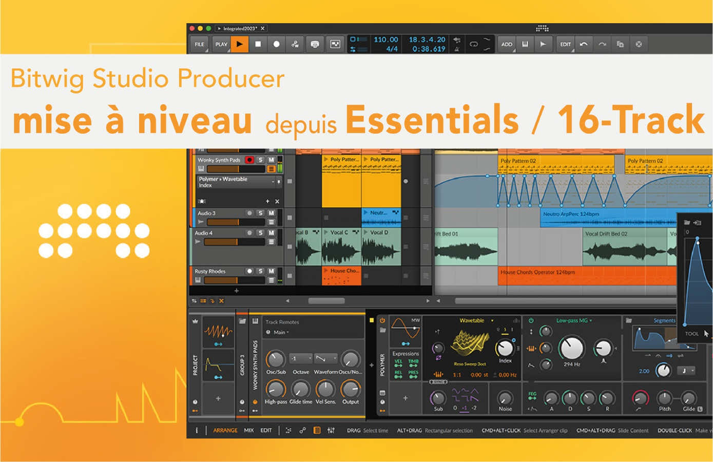 Aggiornamento del Produttore da studio Essenziali 16 tracce