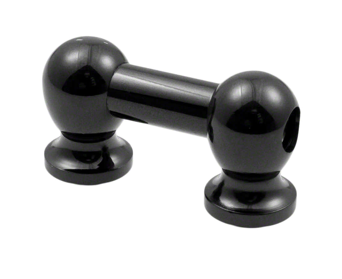 TL1S25-BK - BLOCCHETTO TUBO NERO - 25MM - SOLO (X1)