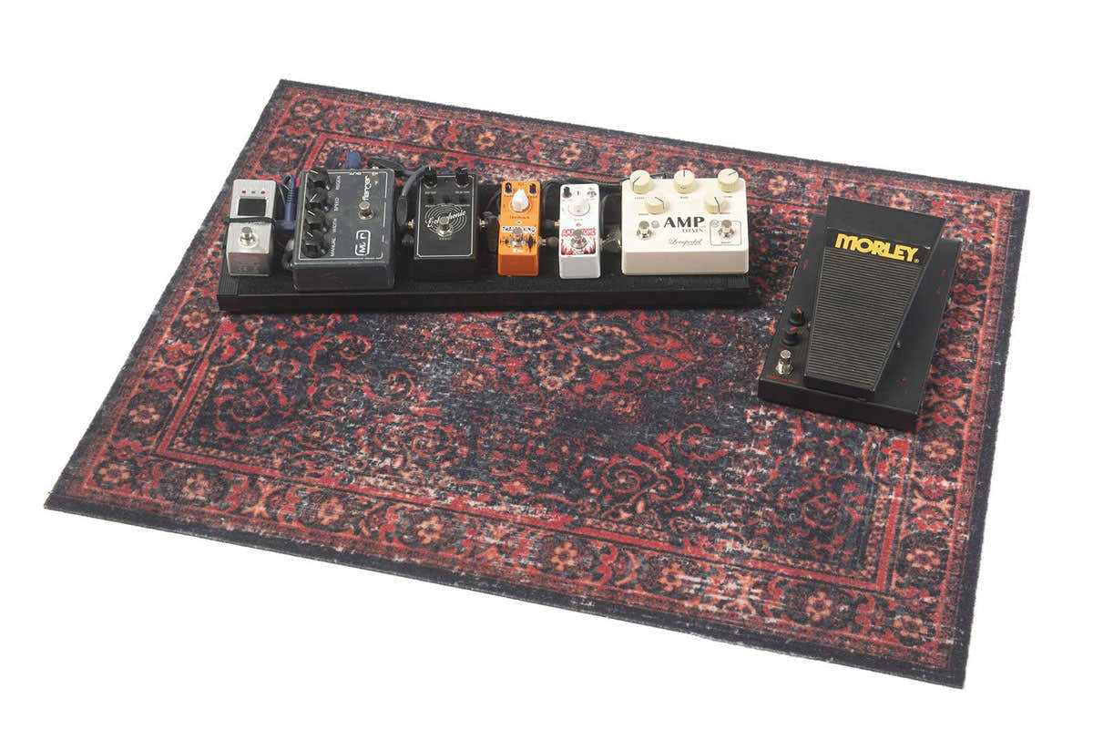VPA-BLR Tappeto Vintage Persian Club Series 80 X 60CM Antiscivolo Nero Rosso