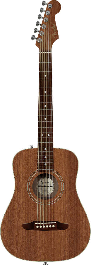 California Standard Redondo Mini con borsa Tavola in Sapele Sapele naturale