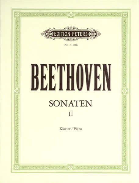 Edition Peters Beethoven Ludwig Van - Sonatas Vol.2 - Piano