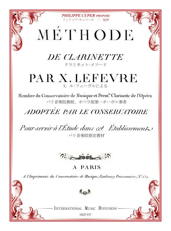 Lefevre Xavier - Metodo per clarinetto