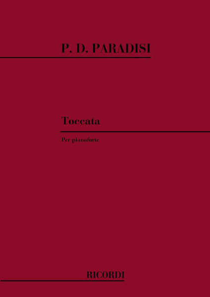 PARADISI P.D. - TOCCATA - PIANO