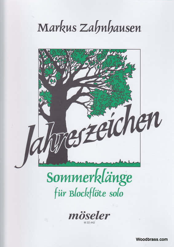 Zahnhausen M. - Jahreszeichen N° 2 (sommerklange) - Flauto Dolce