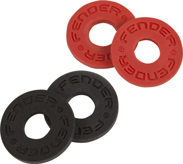 Confezione da 4 blocchi per tracolla Nero (2) e Rosso (2)
