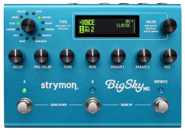 Strymon Big Sky MX Doppio riverbero MIDI