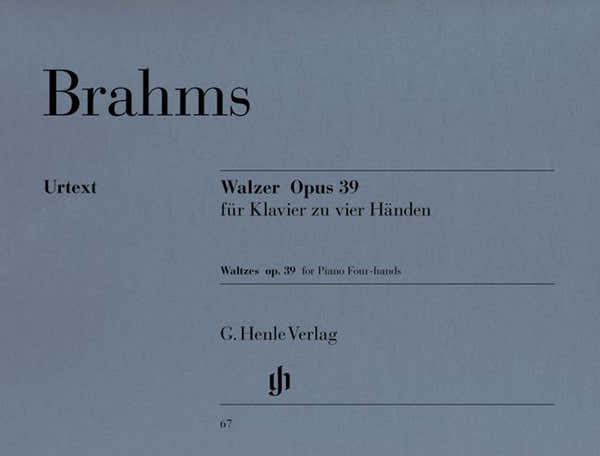 BRAHMS J. - WALTZES OP. 39