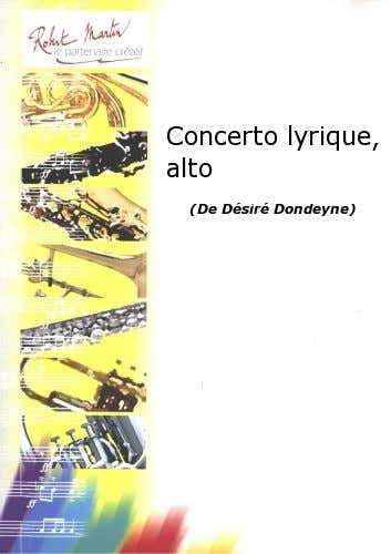 Robert Min Dondeyne D. - Concerto lirico per Alto