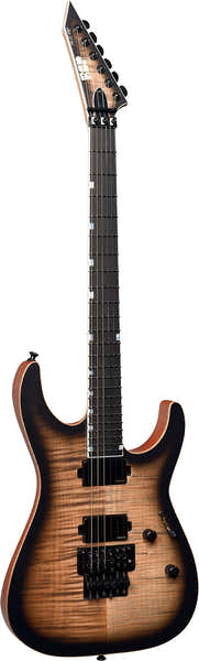 ESP M2 nero Sunburst satinato trasparente