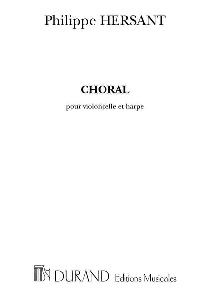 Durand Hersant P. - Choral - Cello