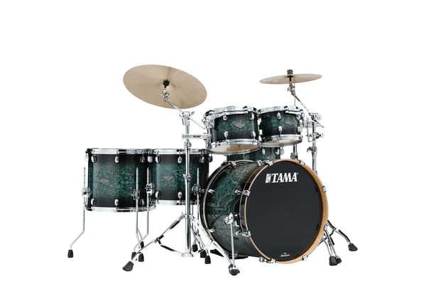 Tama STARCLASSIC PERFORMER 5-PIECE SHELL PACK WITH 22" BASS DRUM MOLTEN STEEL BLUE BURST