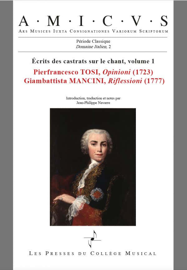 Scritti dei castrati sul canto Vol.1