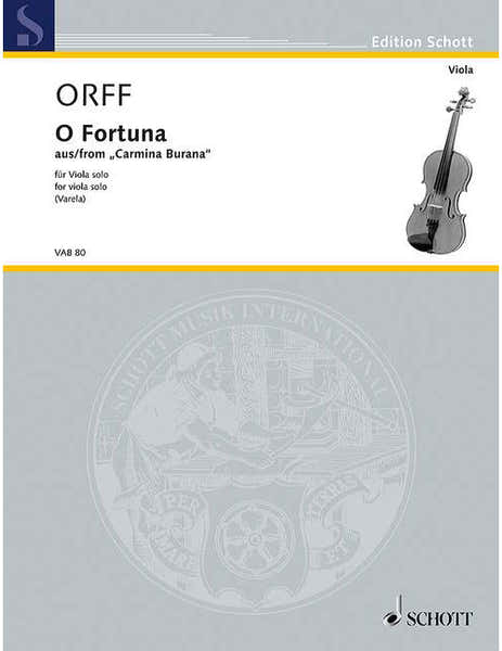 Orff - O Fortuna - Alto Solo