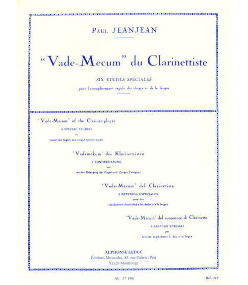 Jeanjean P. - Vademecum del clarinettista - Studi