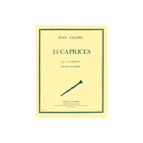 Calmelj - 24 Caprices (toutes Tonalités) - Clarinette