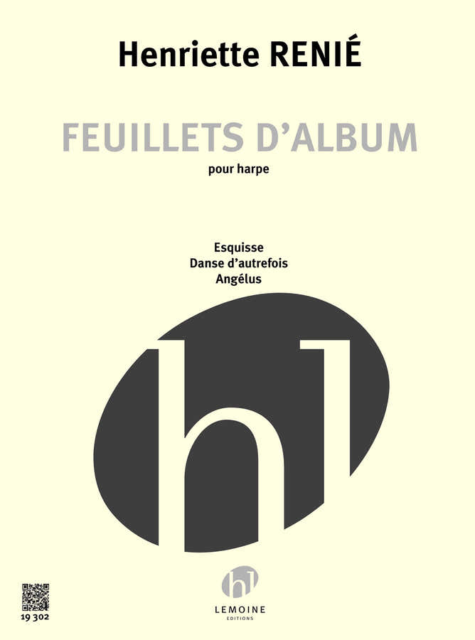 Renie Henriette - Feuillets D'album - Harpe
