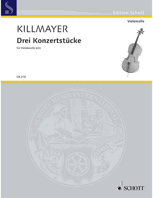 KILLMAYER W. - 3 CONCERT PIECES - VIOLONCELLE