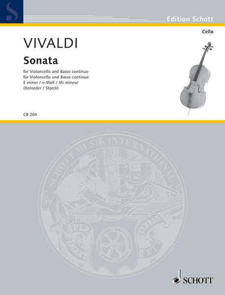 Vivaldi Antonio - Six Sonatas - Cello And Basso Continuo