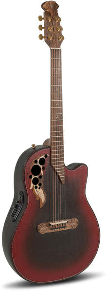 Adamas 2087GT Deep Contour Cutaway Reverse Red Burst