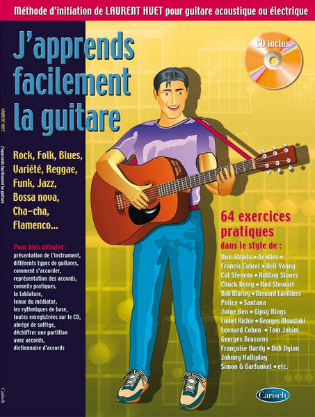 Carisch J'apprends Facilement La Guitare - Huet