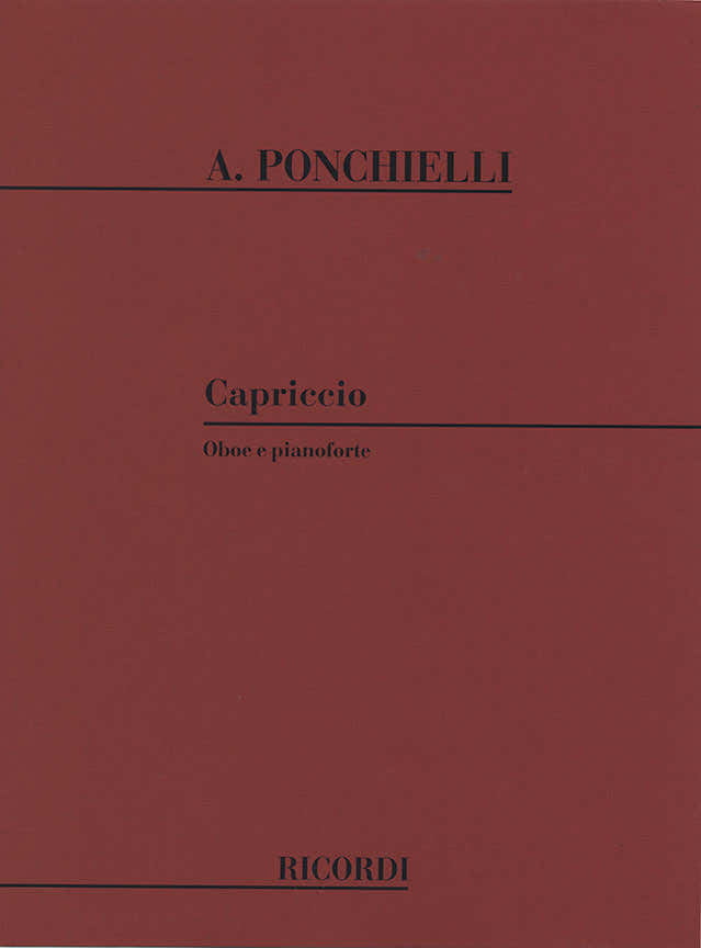 PONCHIELLI A. - Capriccio - Oboe e pianoforte
