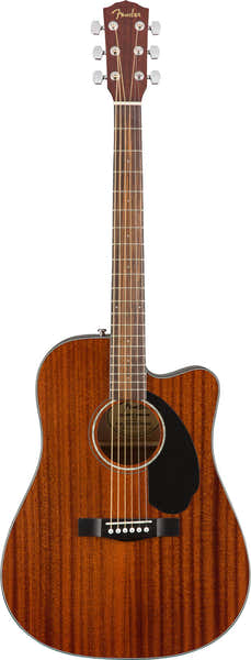 Fender Cd-60Sce Dreadnought Wn All-Mahogany